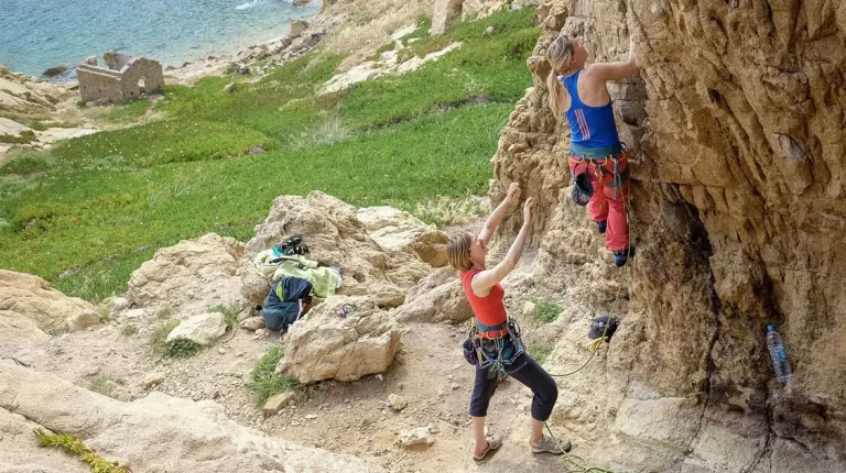 stage sept jours falaise en corse corse verticale