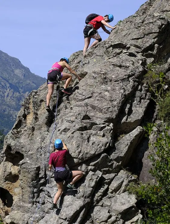 via cordata restonica tafoni groupe personne corse verticale