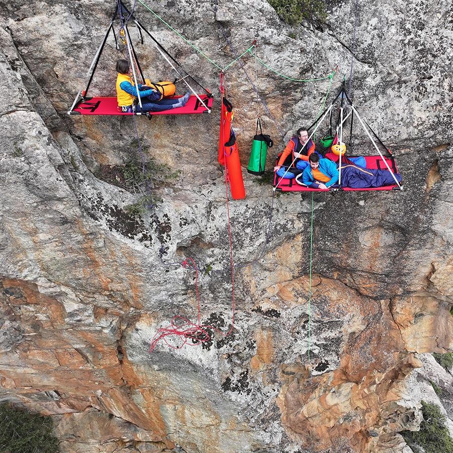 portaledge shack corse verticale